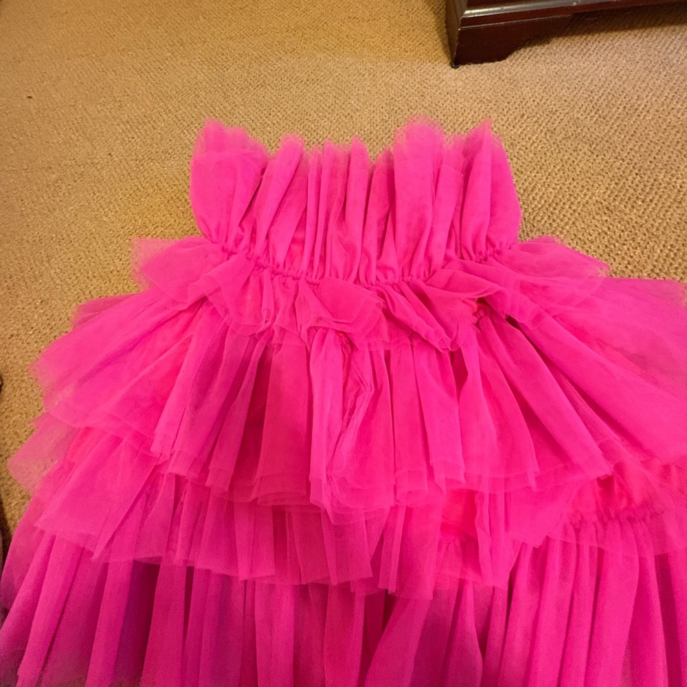 Altar'd State Vibrant Pink Layered Dress
